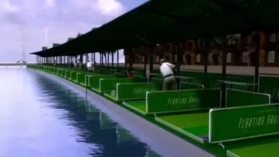 Floating-Golf-Range