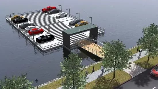 Floating-Parking-Area