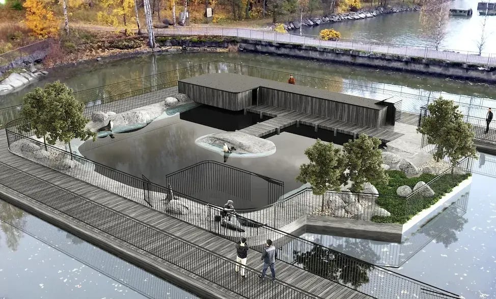 Korkeasaari-Floating-Pool-For-Animals