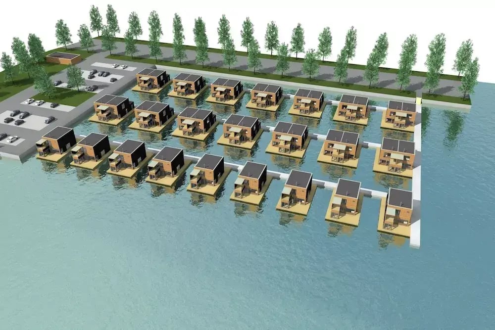 Lauttaranta-Floating-Housing-Area