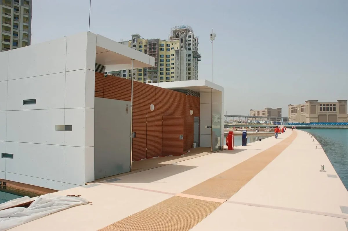 Marinas are said to be perfect locations for floating construction, and here is why