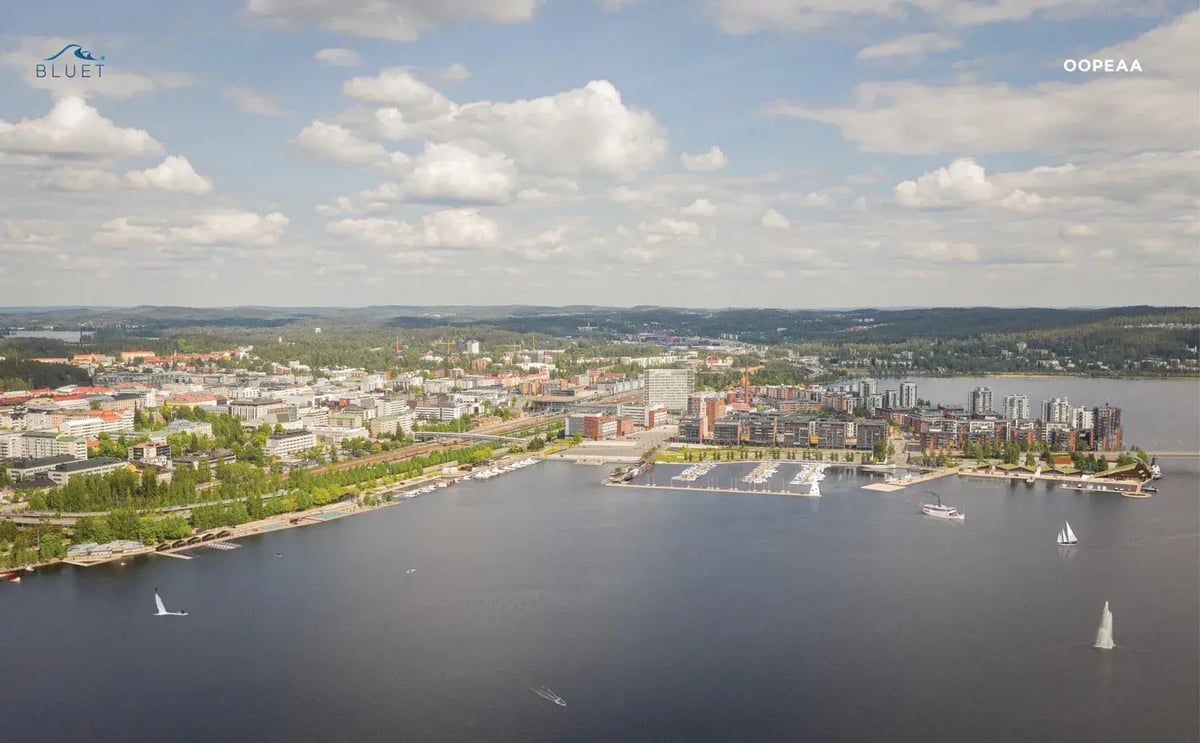 Jyväskylän satama-alue on tulevaisuudessa kelluva