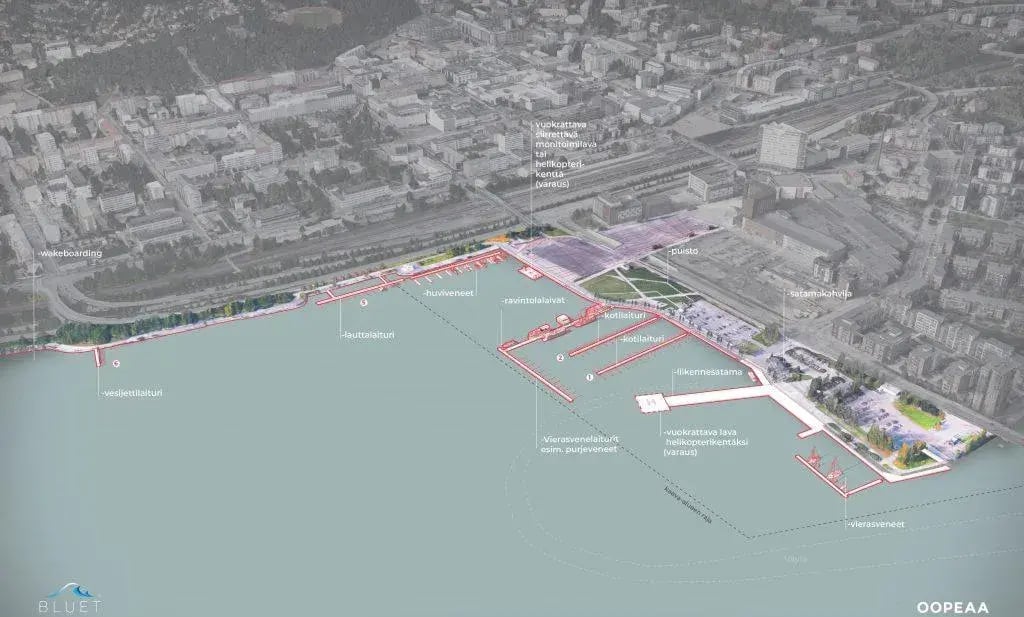 Jyväskylä Lutakko satama yleiskuva