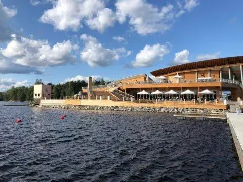 Kuopion Saana kuumavesiallas talvikäyttö