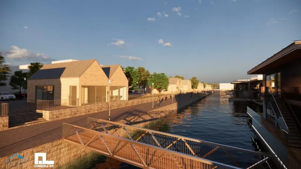 Verkkosaaren kelluvat kadut, Copyright Bluet®